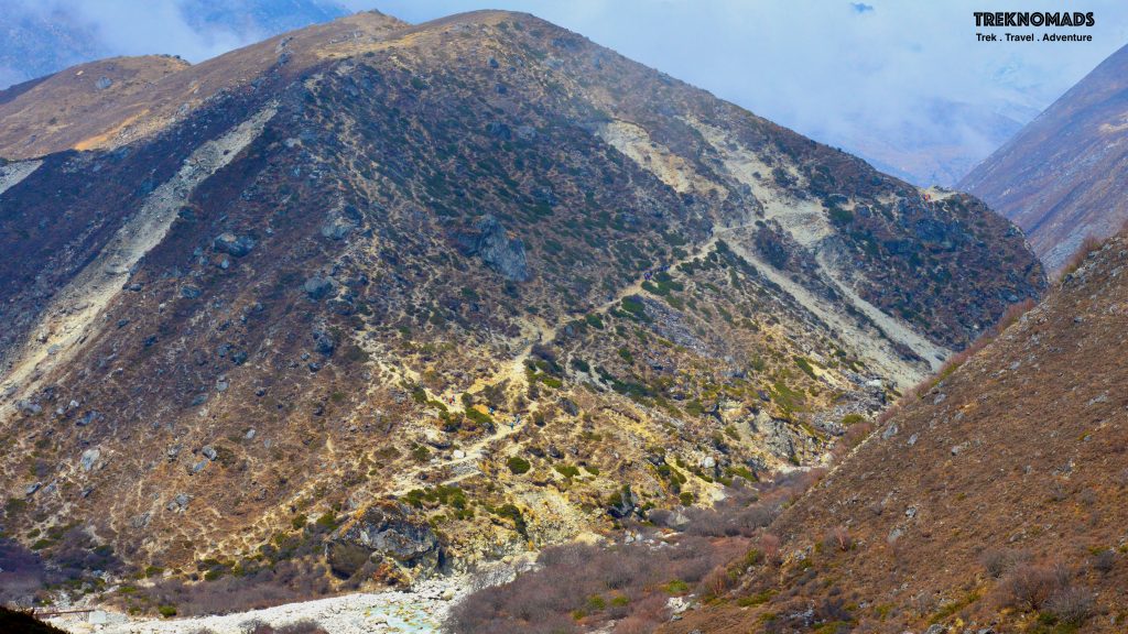 mountain trail to Dengboche, Everest Base Camp trek