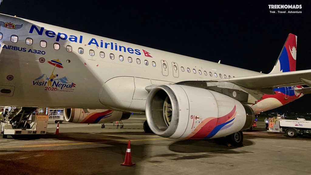 The beautiful Nepal Airlines