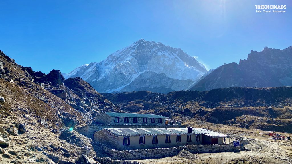 nuptse, khumbu region nepal, mountain lodge