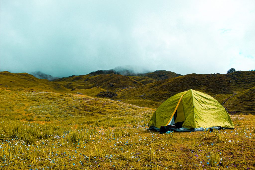 kuari pass campsite- Gorson Bugyal campsite