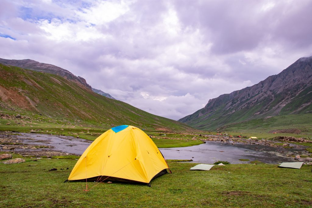 KGL trek campsite